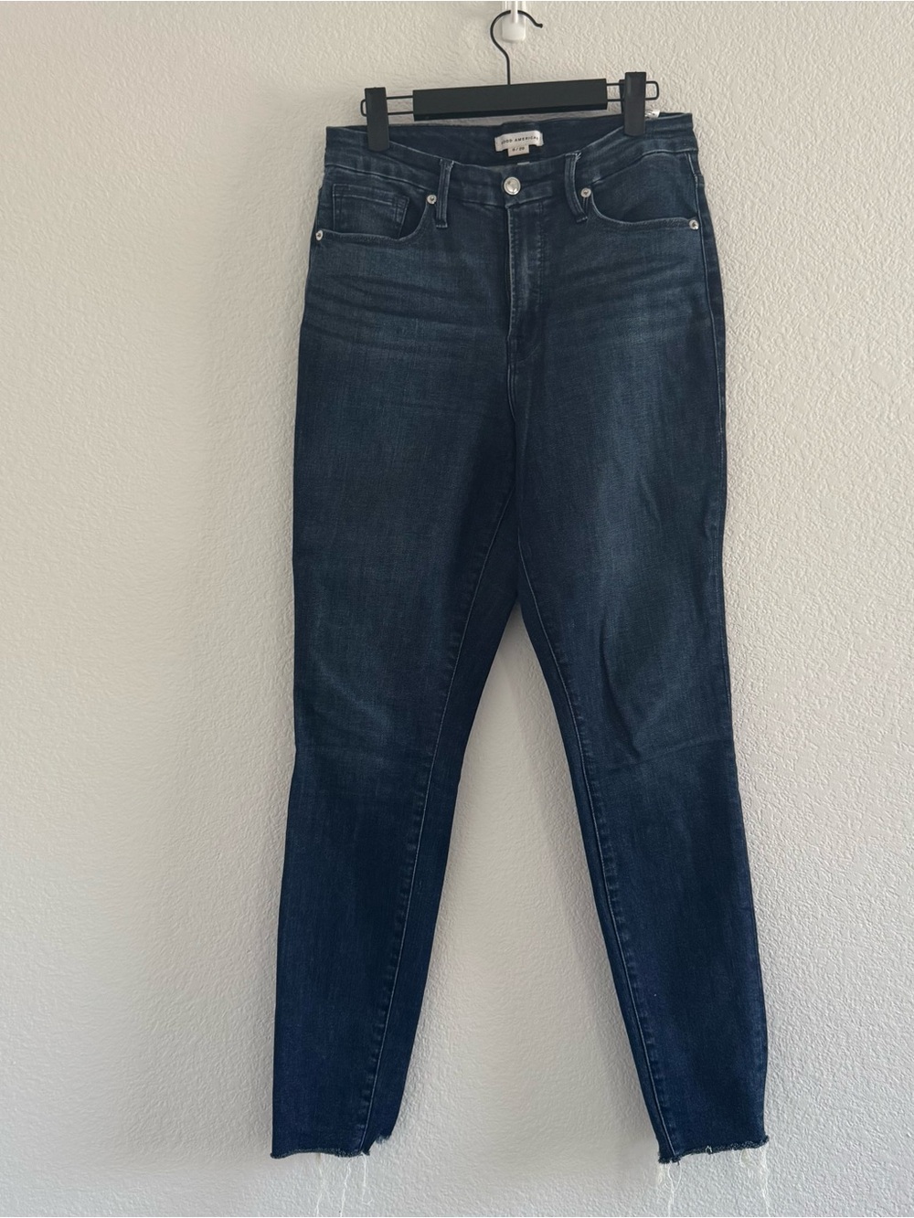 Good American Indigo High-Rise Skinny Jeans